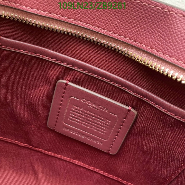 Coach Bag-(4A)-Handbag-,Code: ZB9281,$: 109USD