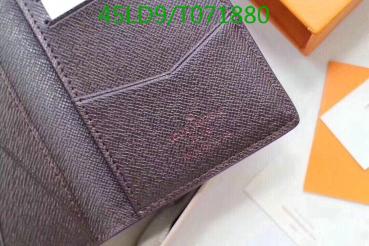 LV Bags-(Mirror)-Wallet-,Code: T071880,$: 45USD