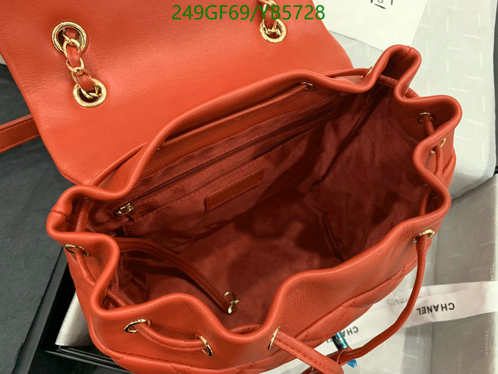 Chanel Bags -(Mirror)-Backpack-,Code: YB5728,$: 249USD