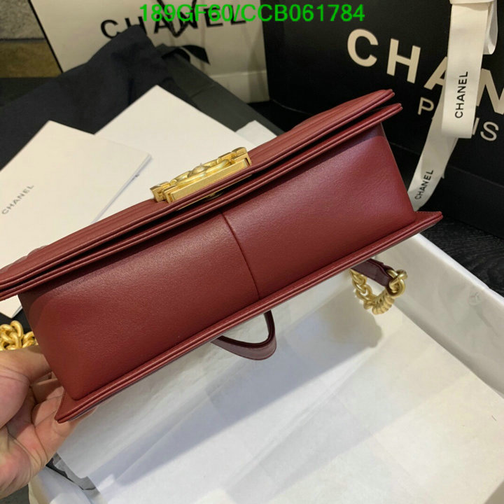 Chanel Bags -(Mirror)-Le Boy,Code: CCB061787,$: 189USD