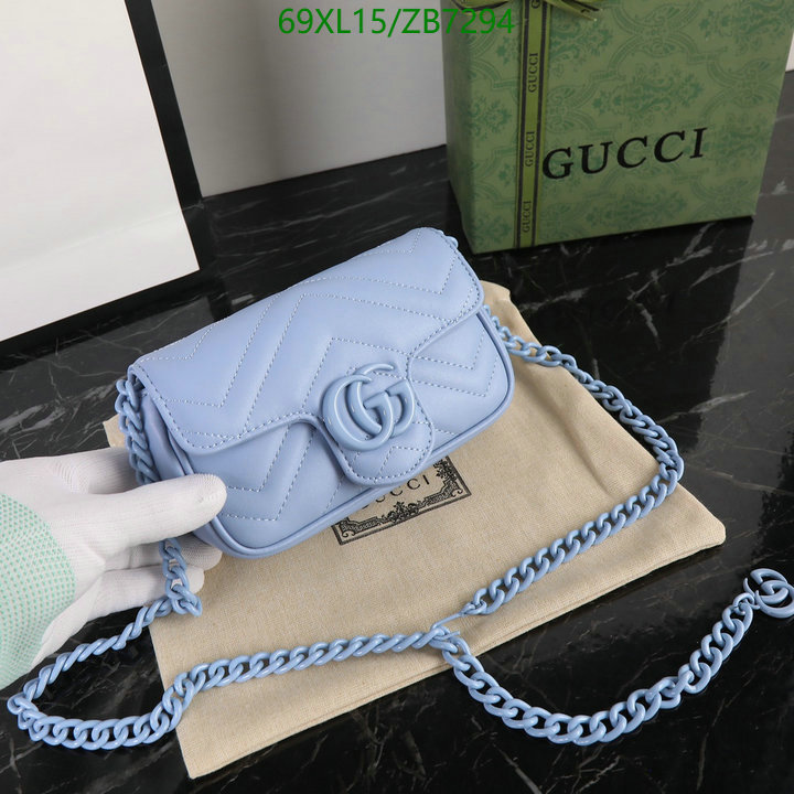 Gucci Bag-(4A)-Marmont,Code: ZB7294,$: 69USD