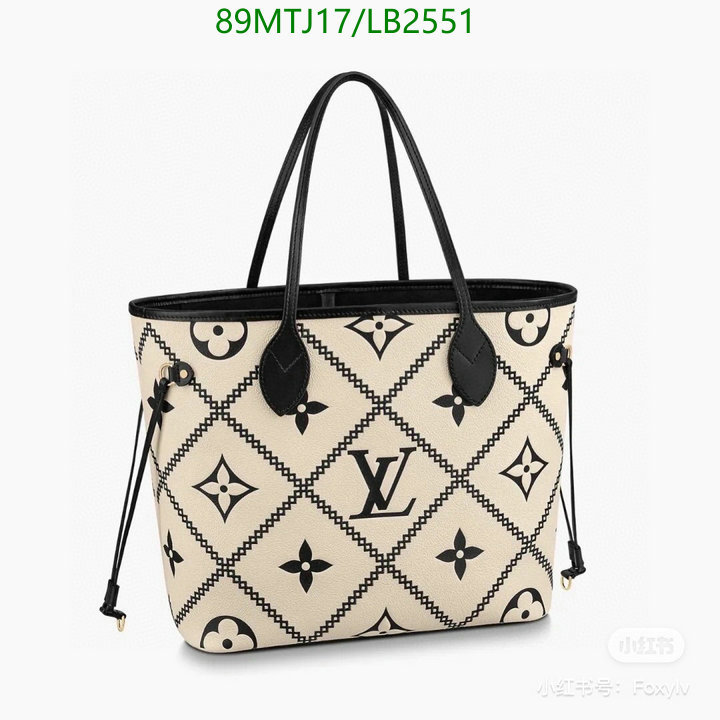 LV Bags-(4A)-Neverfull-,Code: LB2551,$: 89USD