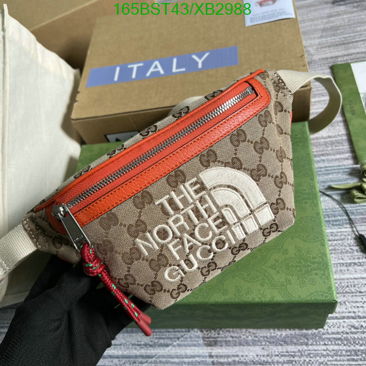 Gucci Bag-(Mirror)-Belt Bag-Chest Bag--,Code: XB2988,$: 165USD