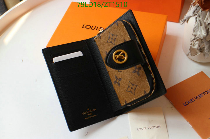 LV Bags-(Mirror)-Wallet-,Code: ZT1510,$: 79USD