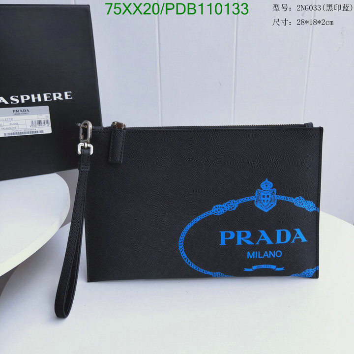 Prada Bag-(Mirror)-Clutch-,Code: PDB110133,$:75USD