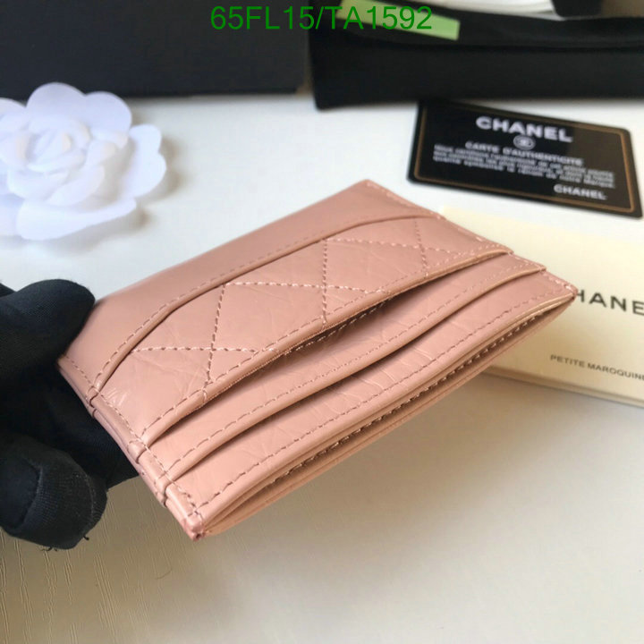 Chanel Bags -(Mirror)-Wallet-,Code: TA1592,$: 65USD