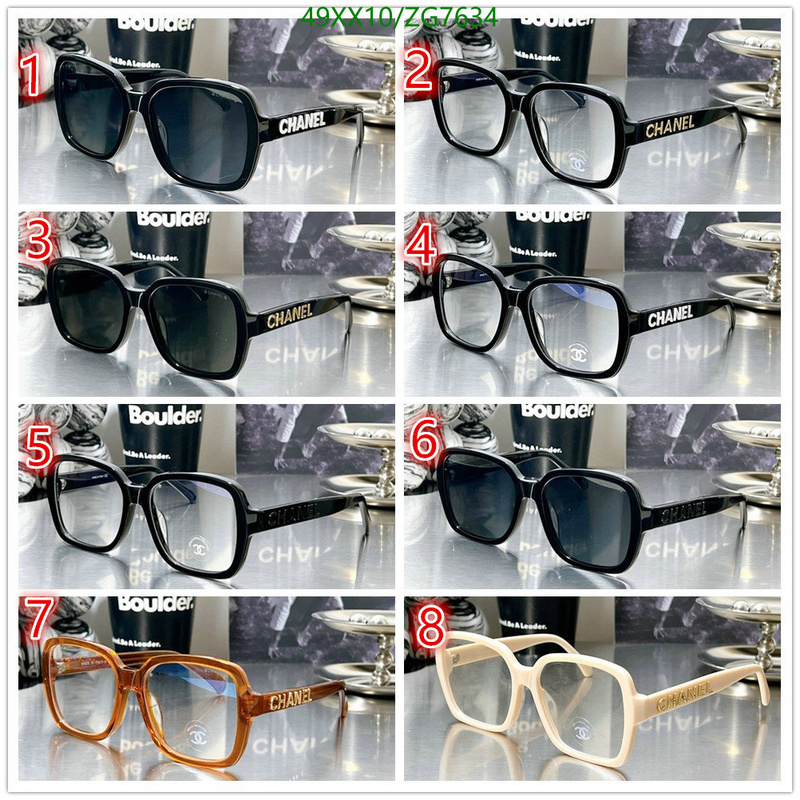 Glasses-Chanel,Code: ZG7634,$: 49USD