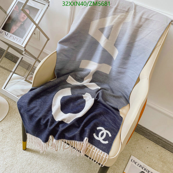 Scarf-Chanel, Code: ZM5681,$: 32USD