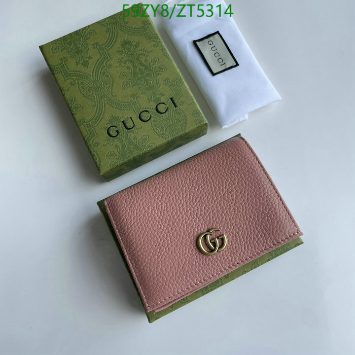 Gucci Bag-(4A)-Wallet-,Code: ZT5314,$: 59USD