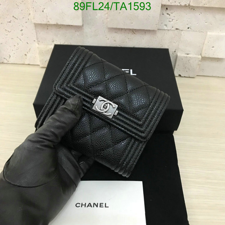 Chanel Bags -(Mirror)-Wallet-,Code: TA1593,$: 89USD