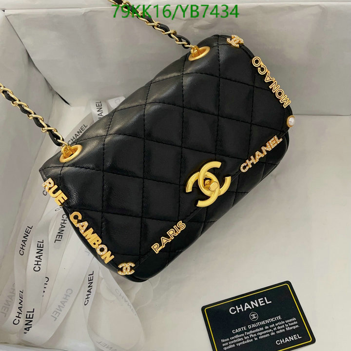 Chanel Bags ( 4A )-Diagonal-,Code: YB7434,$: 79USD