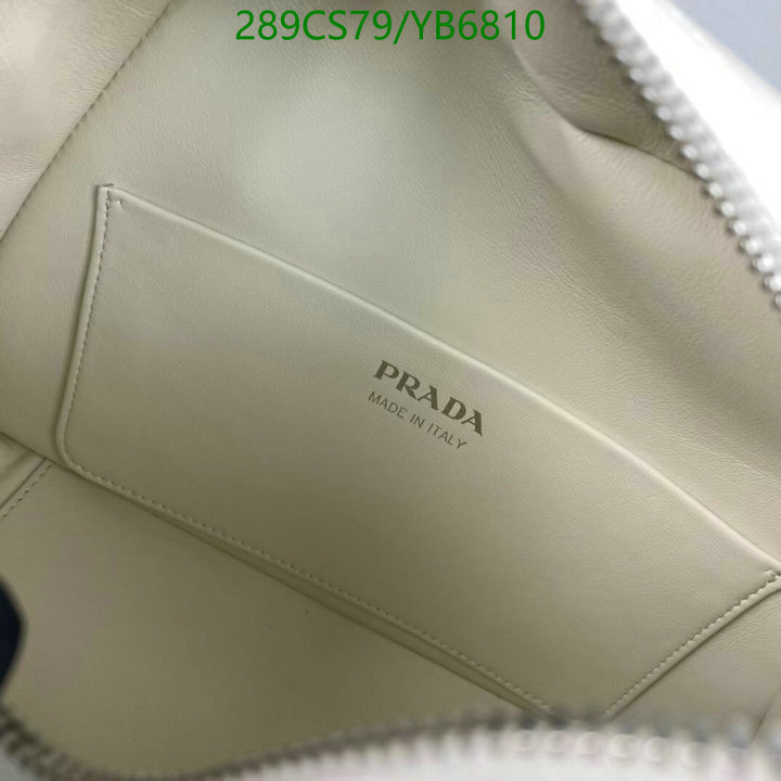 Prada Bag-(Mirror)-Handbag-,Code: YB6810,$: 289USD