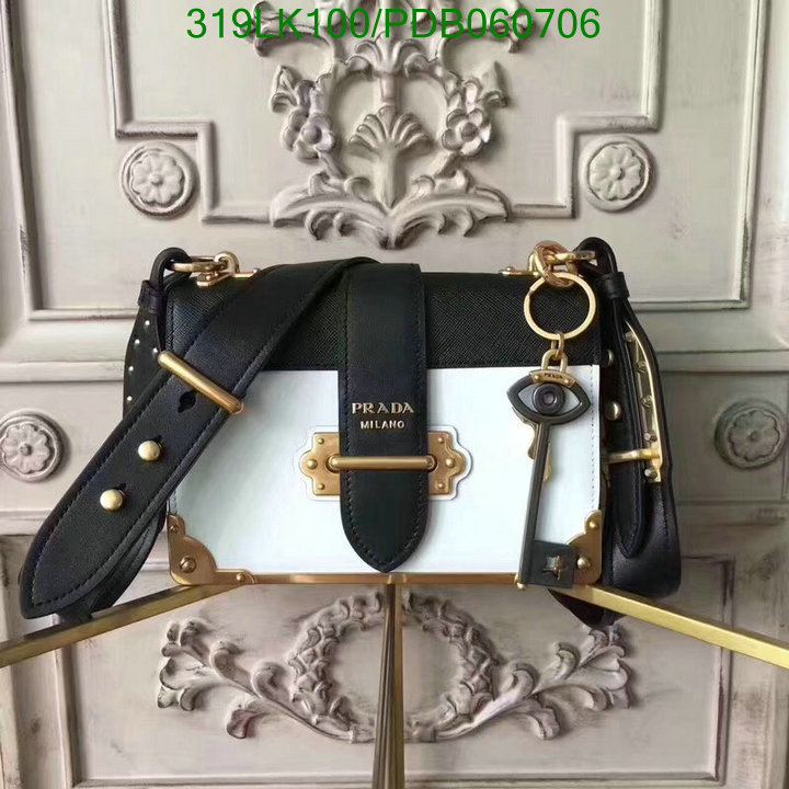 Prada Bag-(Mirror)-Diagonal-,Code: PDB060706,$: 319USD