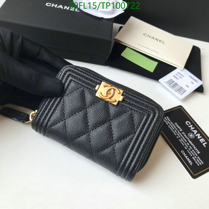 Chanel Bags ( 4A )-Wallet-,Code: TP100722,$: 59USD