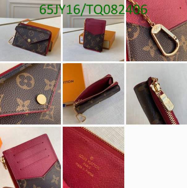 LV Bags-(Mirror)-Wallet-,Code: TQ082406,$: 65USD