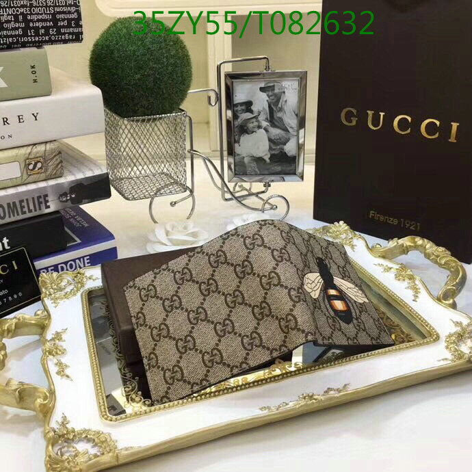 Gucci Bag-(4A)-Wallet-,Code: T082632,$:35USD