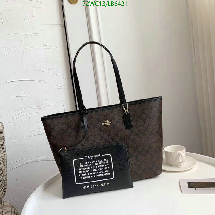 Coach Bag-(4A)-Tote-,Code: LB6421,$: 72USD