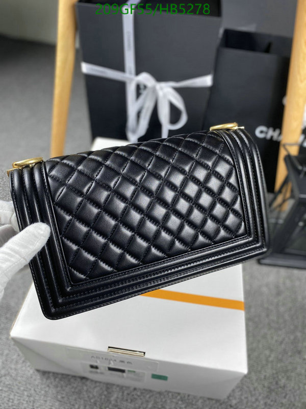 Chanel Bags -(Mirror)-Le Boy,Code: HB5278,$: 209USD