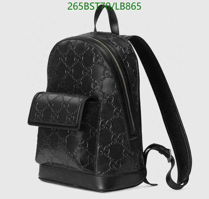 Gucci Bag-(Mirror)-Backpack-,Code: LB865,$: 265USD