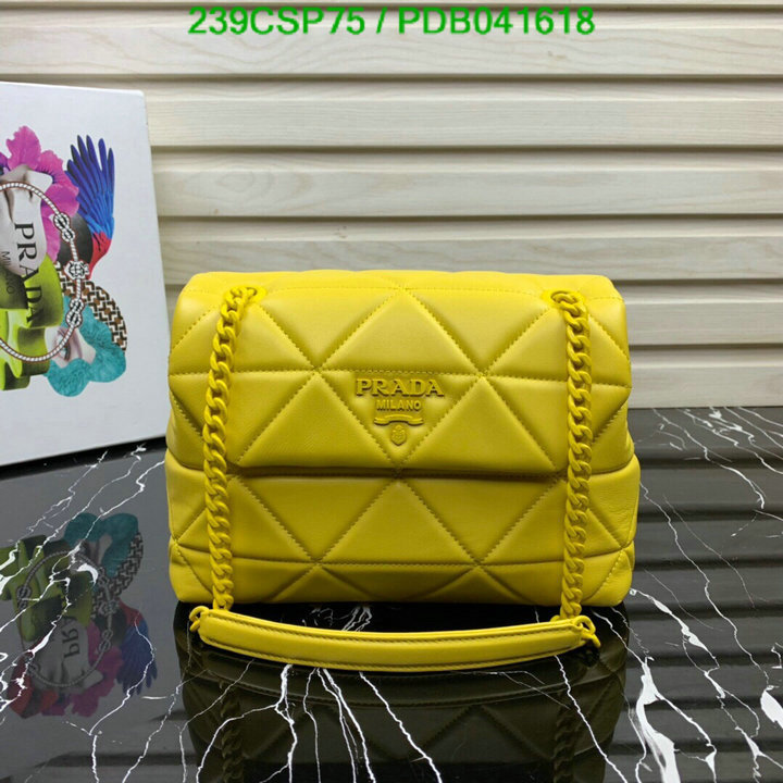 Prada Bag-(Mirror)-Diagonal-,Code: PDB041618,$: 239USD