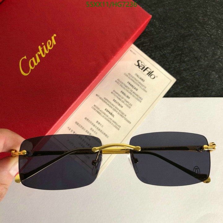 Glasses-Cartier, Code: HG7236,$: 55USD