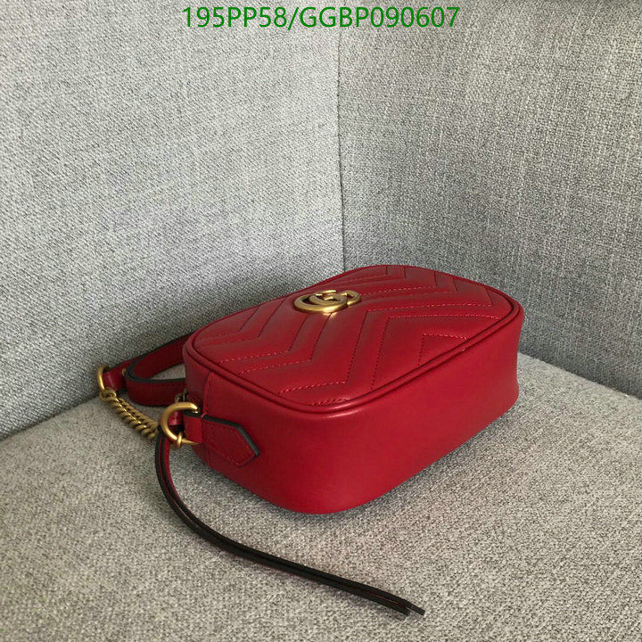 Gucci Bag-(Mirror)-Marmont,Code: GGBP090607,$: 195USD