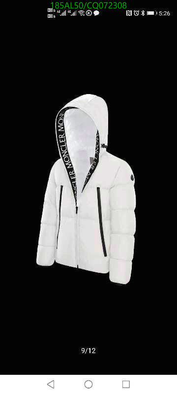 Down jacket Men-Moncler, Code: CQ072308,$: 185USD