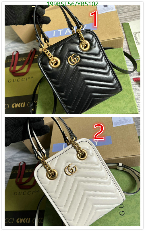 Gucci Bag-(Mirror)-Marmont,Code: YB5102,$: 199USD