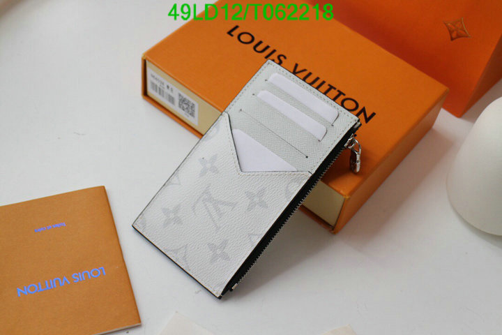 LV Bags-(Mirror)-Wallet-,Code: T062218,$: 49USD