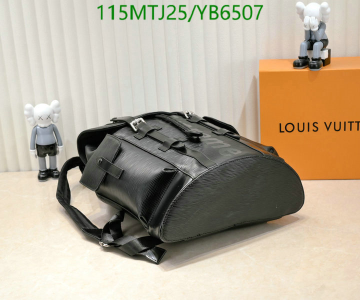 LV Bags-(4A)-Backpack-,Code: YB6507,$: 115USD