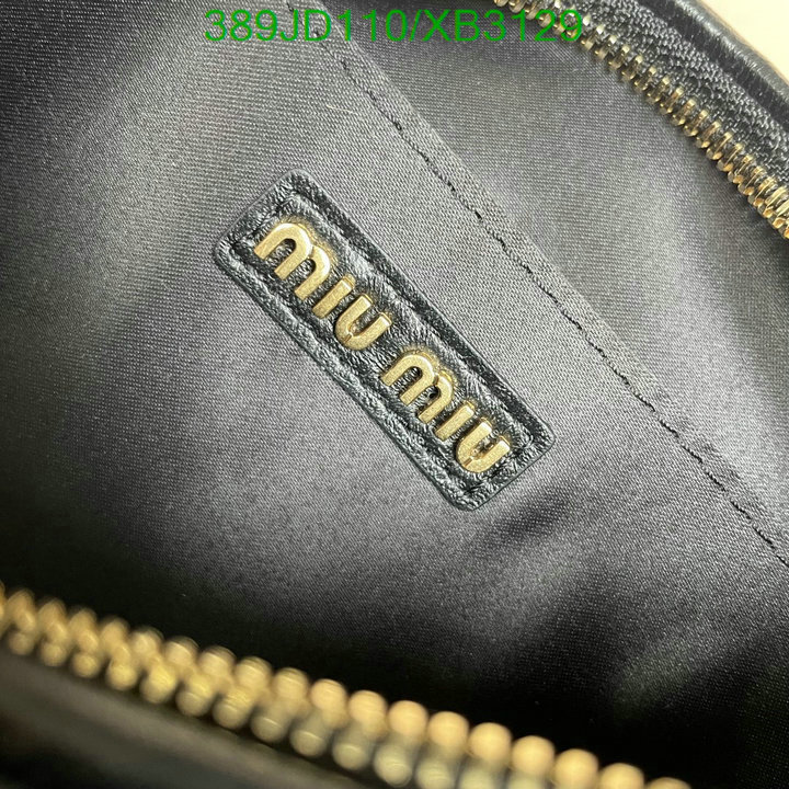 Miu Miu Bag-(Mirror)-Handbag-,Code: XB3129,$: 389USD