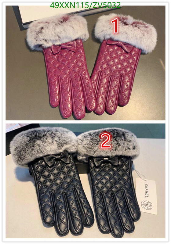 Gloves-Chanel, Code: ZV5032,$: 49USD