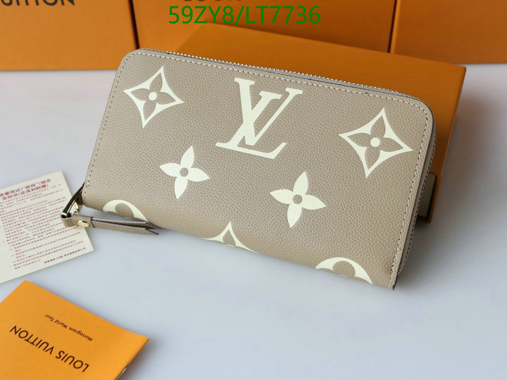 LV Bags-(4A)-Wallet-,Code: LT7736,$: 59USD