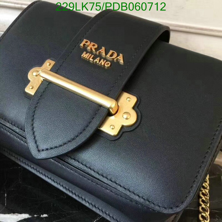 Prada Bag-(Mirror)-Diagonal-,Code: PDB060712,$: 229USD