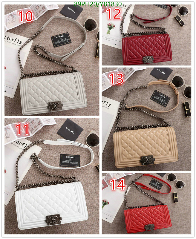 Chanel Bags ( 4A )-Le Boy,Code: YB1830,$: 89USD