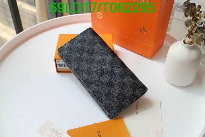 LV Bags-(Mirror)-Wallet-,Code: T062295,$: 69USD