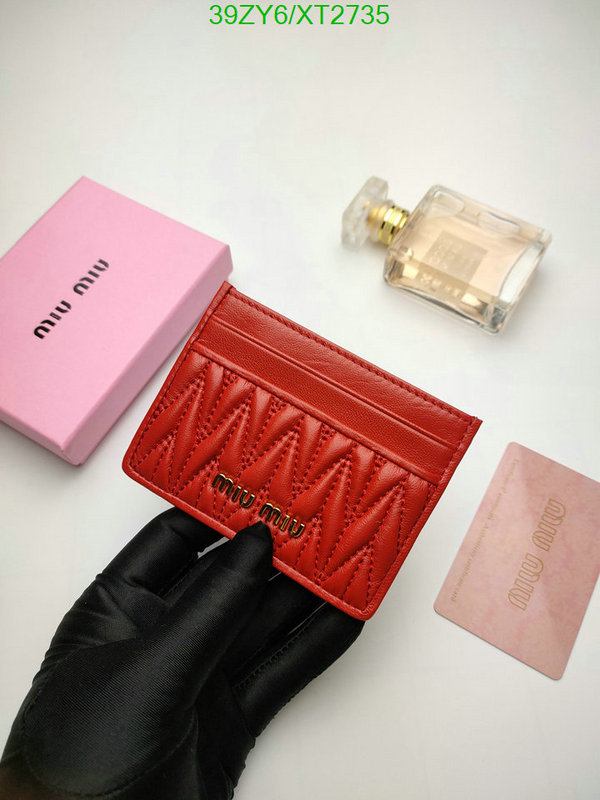 Miu Miu Bag-(4A)-Wallet-,Code: XT2735,$: 39USD