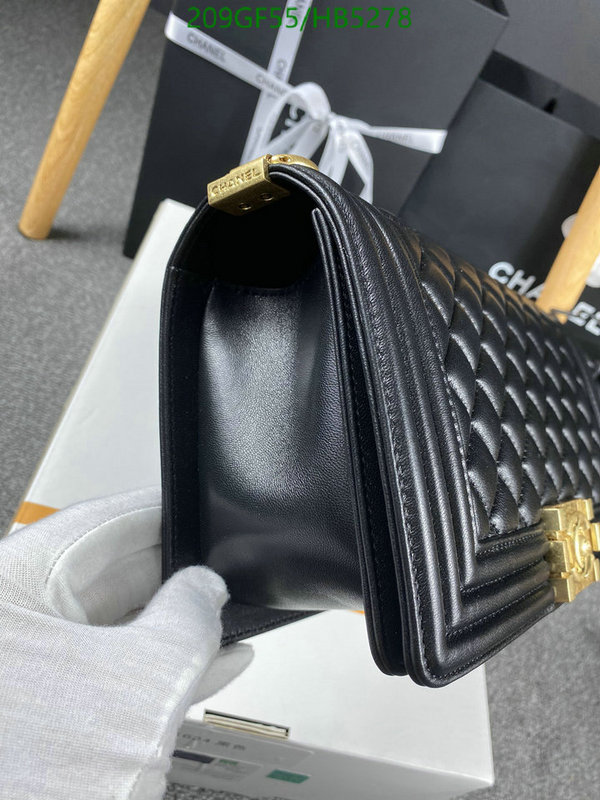 Chanel Bags -(Mirror)-Le Boy,Code: HB5278,$: 209USD