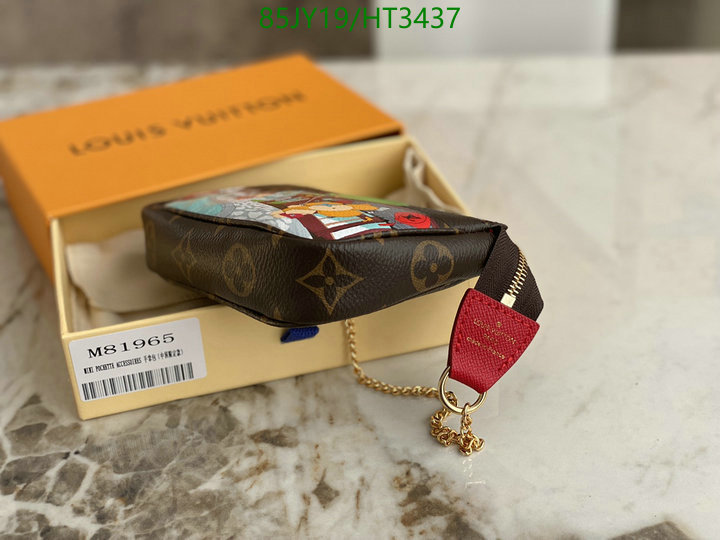 LV Bags-(Mirror)-Wallet-,Code: HT3437,$: 85USD