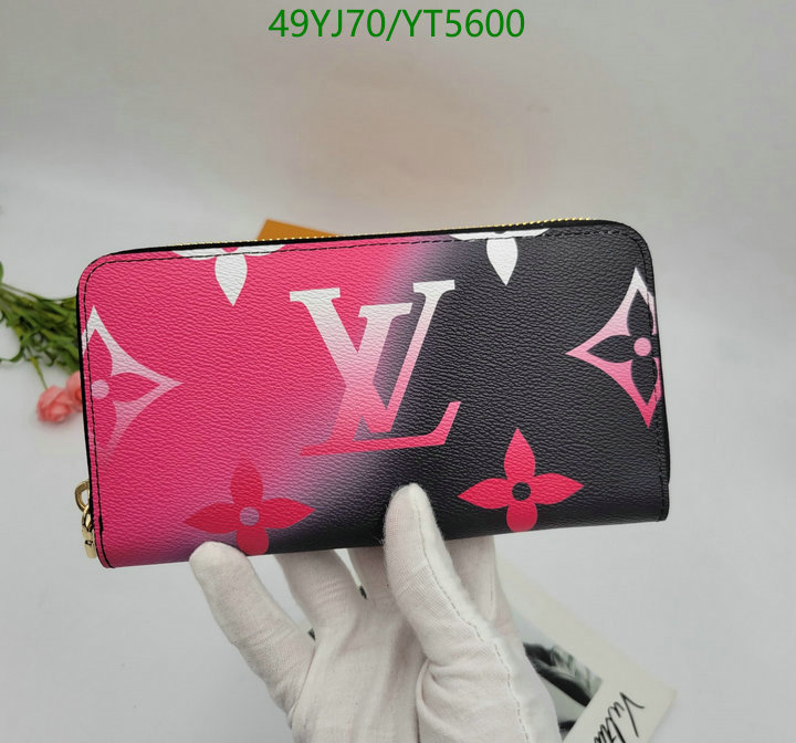 LV Bags-(4A)-Wallet-,Code: YT5600,$: 49USD