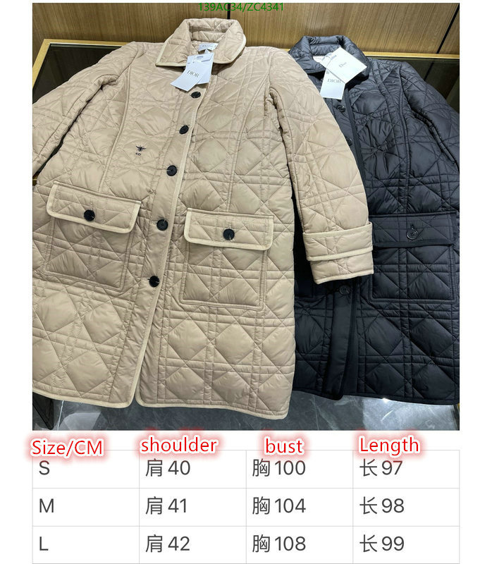 Down jacket Women-Dior, Code: ZC4341,$: 139USD