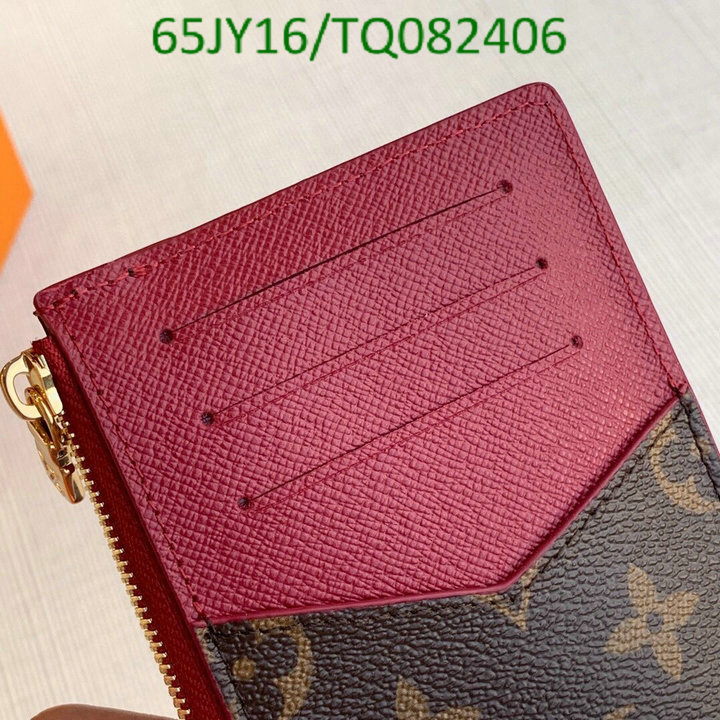 LV Bags-(Mirror)-Wallet-,Code: TQ082406,$: 65USD