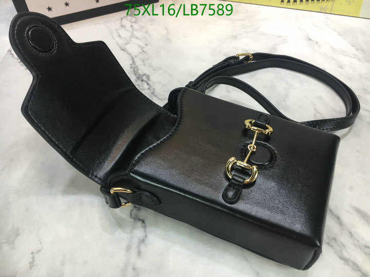 Gucci Bag-(4A)-Horsebit-,Code: LB7589,$: 75USD