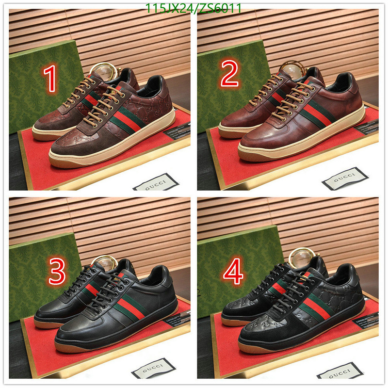 Men shoes-Gucci, Code: ZS6011,$: 115USD