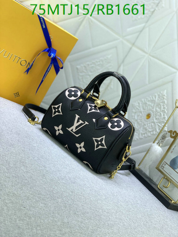 LV Bags-(4A)-Speedy-,Code: RB1661,$: 75USD