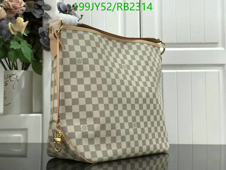 LV Bags-(Mirror)-Handbag-,Code: RB2314,$: 199USD