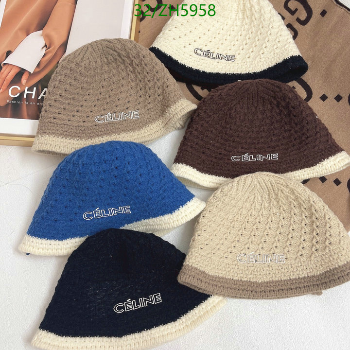 Cap -(Hat)-CELINE, Code: ZH5958,$: 32USD