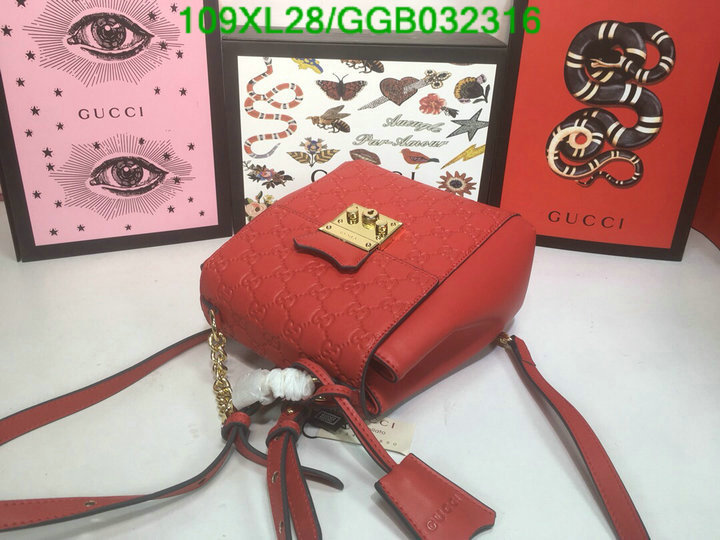 Gucci Bag-(4A)-Padlock-,Code: GGB032316,$: 109USD