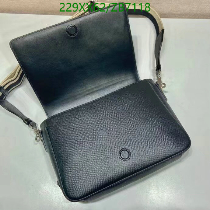 Prada Bag-(Mirror)-Diagonal-,Code: ZB7118,$: 229USD