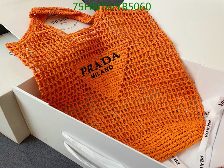 Prada Bag-(4A)-Handbag-,Code: YB5060,$: 75USD